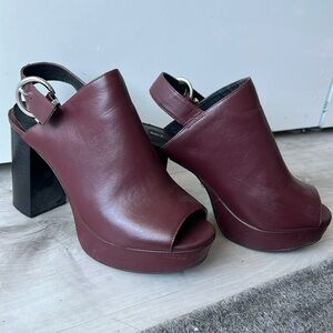 Topshop chunky heel